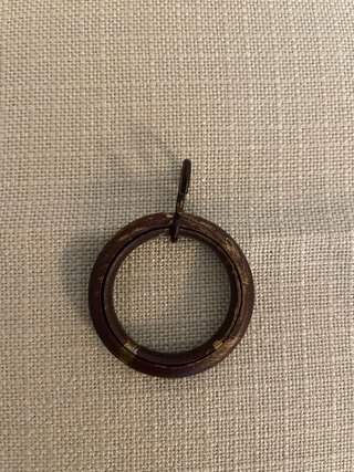 Argollas para cortinas con anillitas