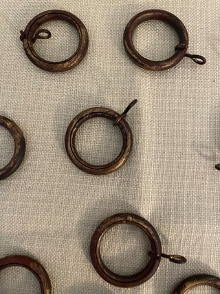 Argollas para cortinas con anillitas