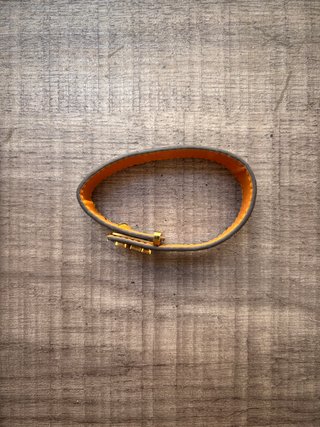 Pulsera Louis Vuitton Marrón y Dorada
