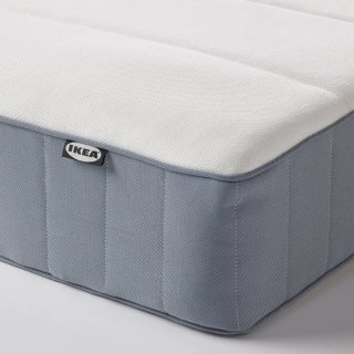 Estructura Cama y Colchón Ikea 140x200 Gris
