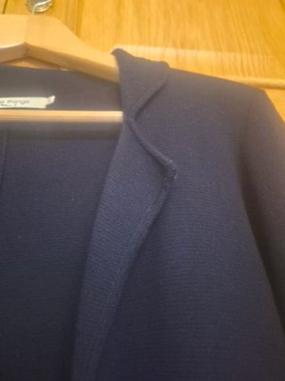 Chaqueta blazer punto azul marino Nice Things