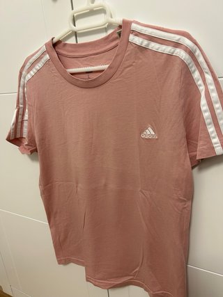 Camiseta Adidas clásica rosa