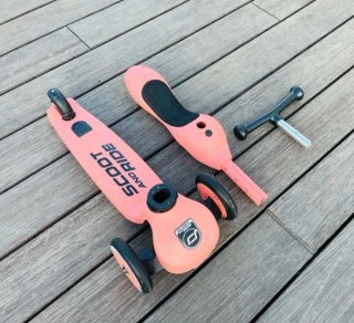 Patinete infantil  evolutivo Scoot and Ride naranj