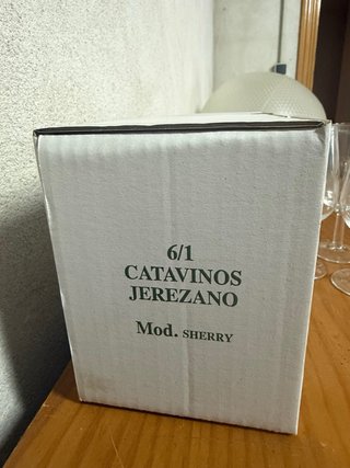 3 Cajas de 6 Copas Catavino Jerezano