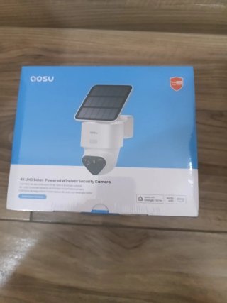 Aosu 4K Telecamera Sicurezza Solare Wireless