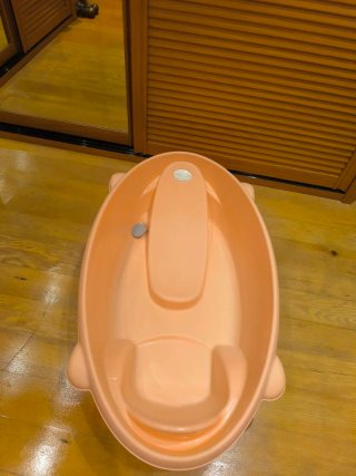 Bañera bebé rosa