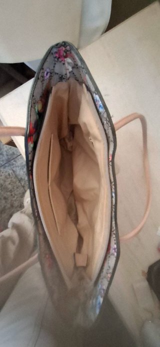 Bolso de mano floral