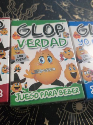 Juego de cartas GLOP (3 en 1)