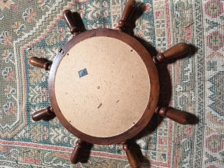 Timón de barco decorativo náutico
