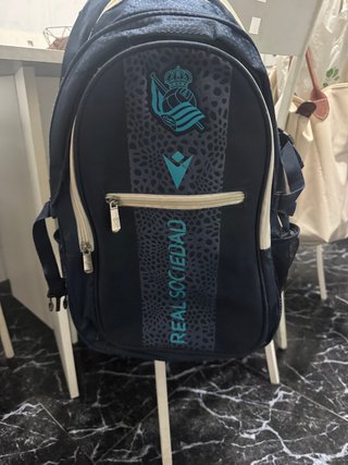 Mochila Real Sociedad Macron Azul
