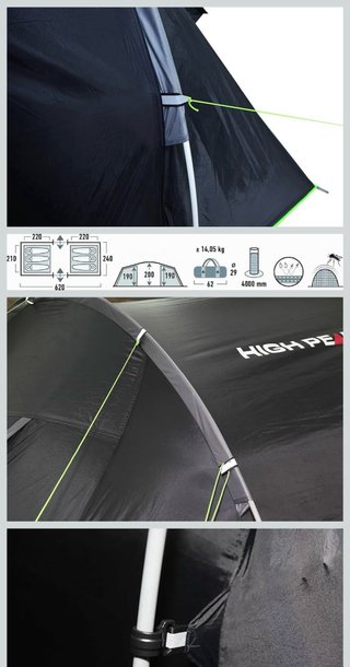 Tienda de campaña High Peak Tauris 6