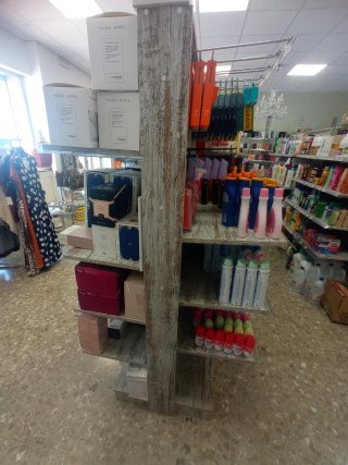 Góndolas y espalderas para comercio