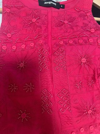Vestido largo tirantes Desigual Talla S