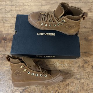 Scarpe Converse Marroni Alte