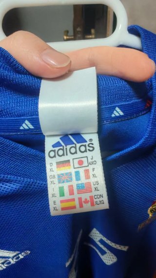 Camiseta Francia Adidas 2002 Talla XL