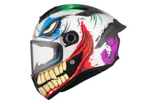 Casco Moto Integral diseño Joker. Nuevo. ECE 22.06