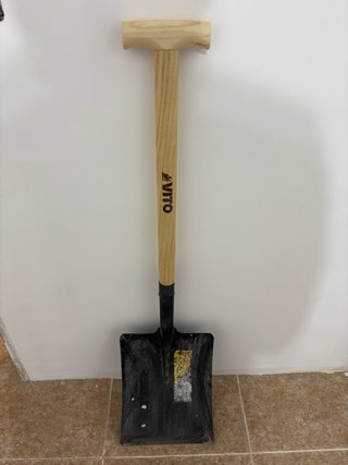 Pala cuadrada mango madera T