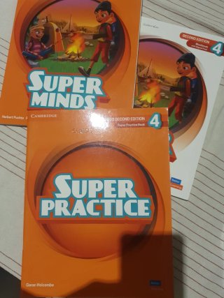 3 libros Super Minds Level 4 Super Practice Book B