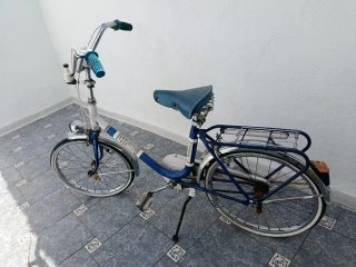 Bicicleta GAC plegable azul