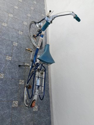 Bicicleta GAC plegable azul