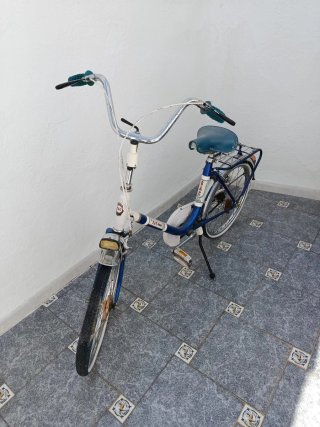 Bicicleta GAC plegable azul