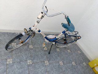 Bicicleta GAC plegable azul