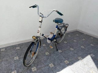 Bicicleta GAC plegable azul