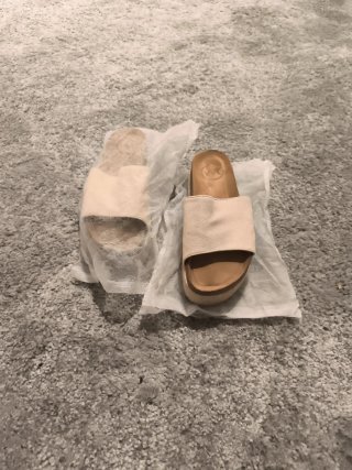 Sandalias Michael Kors Beige Nuevas
