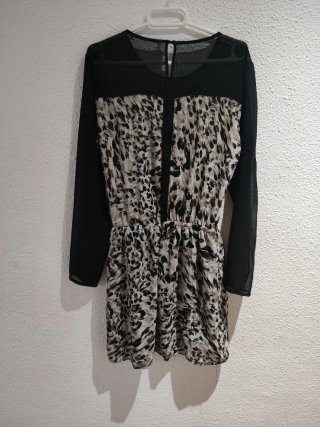 Vestido fluido estampado