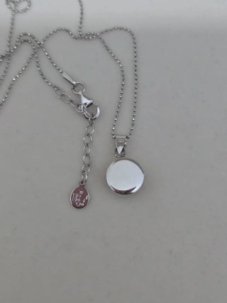Collar Plata 925 con Circonita Morada