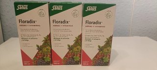 Floradix Hierro y Vitaminas 500 ml Pack 3 unidades