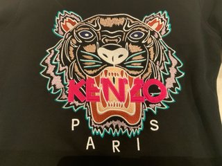 Sudadera Kenzo Tiger Negra Talla XS