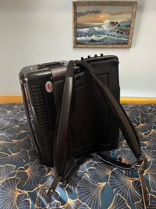Acordeón Borsini SL52 PNS, sistema Piano, 120 bjos