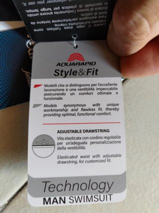 Costume da bagno uomo Aquarapid tg. 58 1pezzo 10€