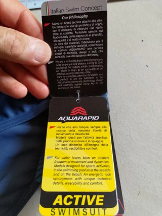 Costume da bagno uomo Aquarapid tg. 58 1pezzo 10€