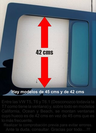 42cm Mosquitera Ventilación AirVent VW T5 T6 T6.1