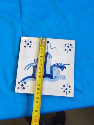 Azulejo réplica pintado à mão