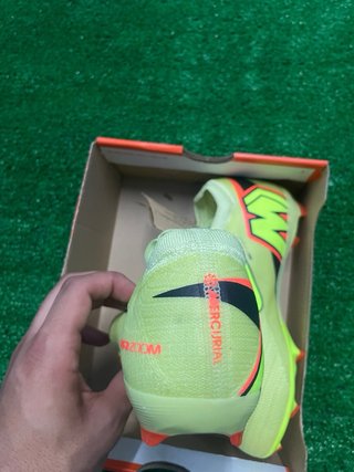 Nike Zoom Vapor 16 Pro FG Verde Naranja talla 33,5