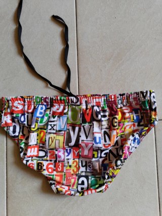 Costume da bagno tg.4/M fantasia
