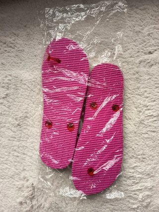 Chanclas rosas talla 36-38