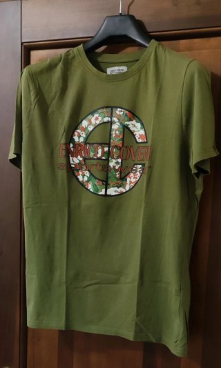 T-shirt Enrico Coveri Sportswear tg.XL 100% Cotone