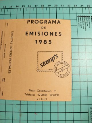 Programa Emisiones Sellos 1985