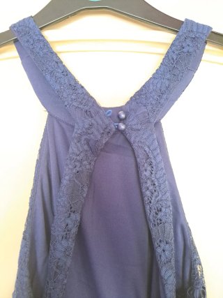Vestido azul de fiesta