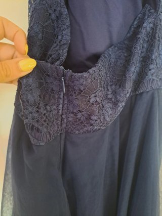 Vestido azul de fiesta
