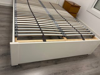 Estructura cama y somier Ikea