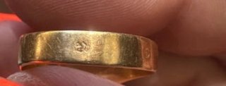 Anillo Sello Oro 1958 Ónix Negro 4,1g