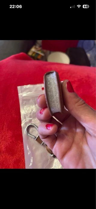 Funda Llave Mercedes Cuero Marrón + Llavero