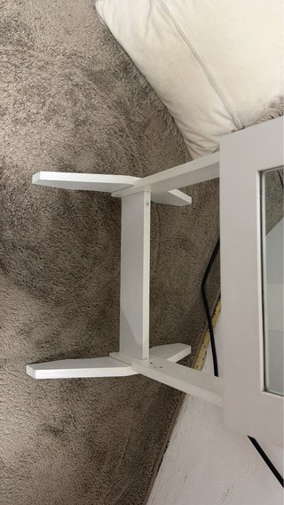 Joyero con espejo blanco
