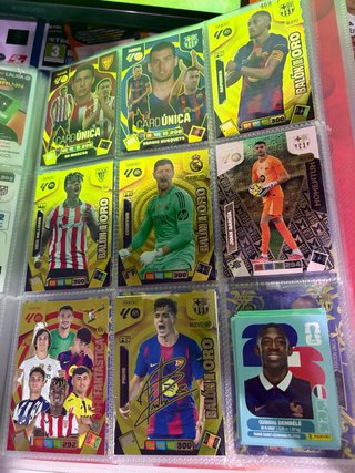 Lote cromos Adrenalyn XL Balón de Oro 2025-2026
