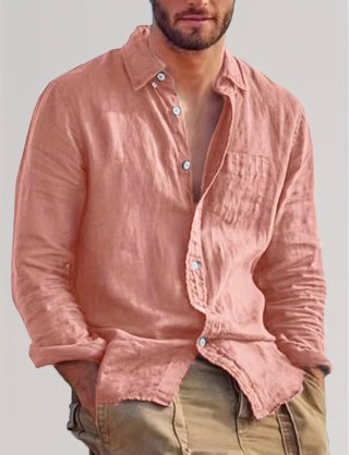 Camisa Algodón Vintage transpirable